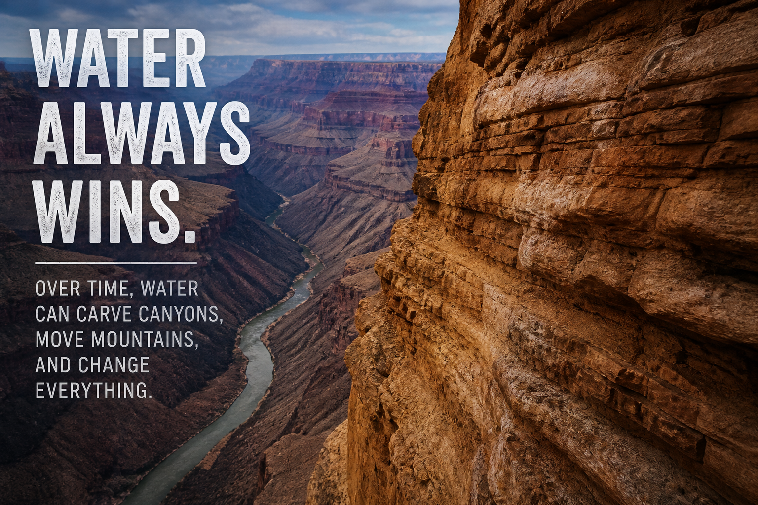 water always wins